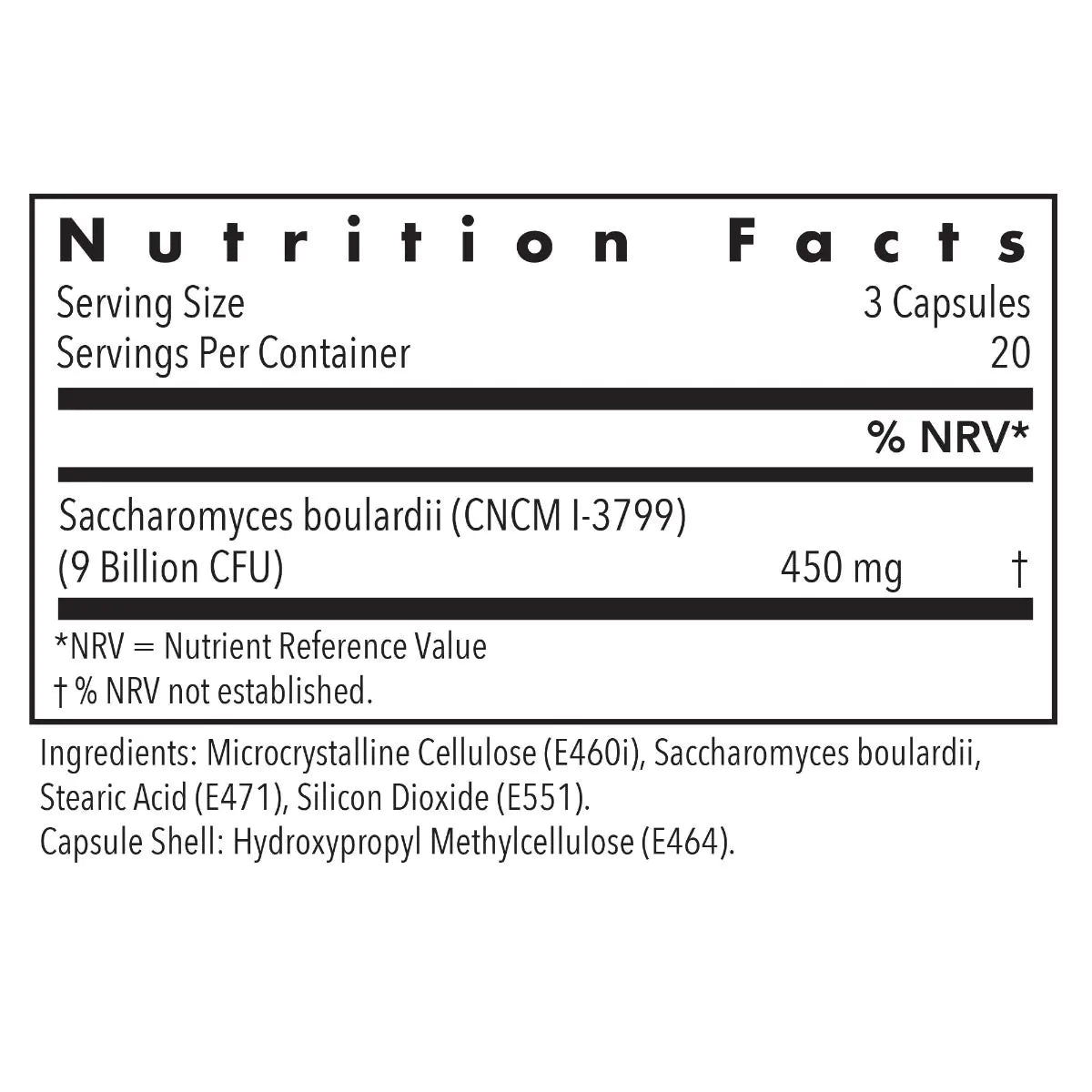 Essential-Biotic Saccharomyces Boulardii x 60 Capsules